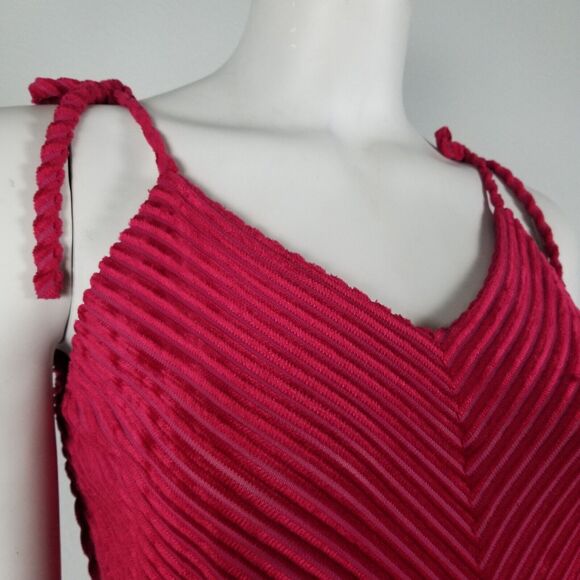 Jerell Of Texas Wine Red Chenille 70s Vintage Disco Maxi Dress Size Small/13 - Picture 6 of 16